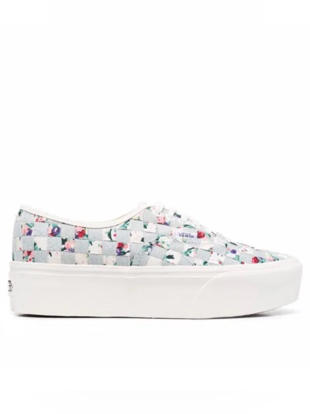 VANS Stackform Woven Floral and Denim Sneakers | 10